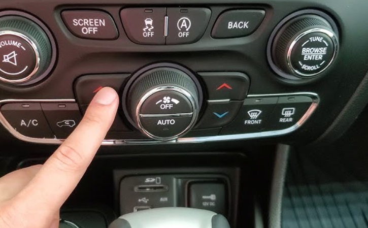 jeep grand cherokee climate control reset