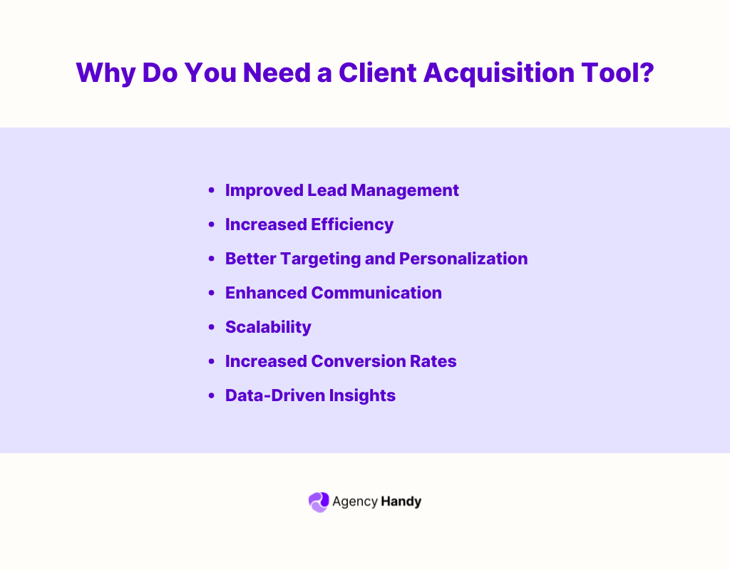 Why Do You Need a Client Acquisition Tool?