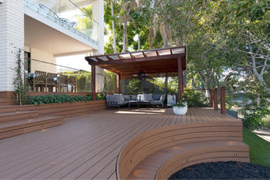 best trex decking accessories to complete your outdoor living space rainescape system with pergola and stairs custom built michigan