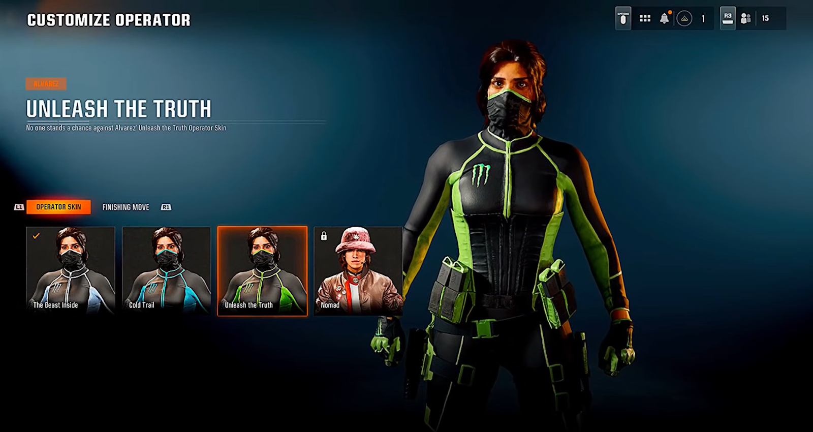 Monster Energy operator in Black Ops 6