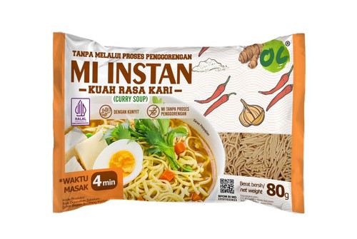 mie instan untuk diet Organic Center: Veggie Noodle Kari Ayam