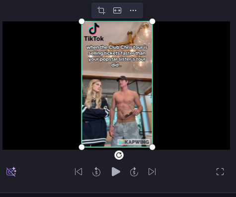 Select Cropping Tool in Photos App
