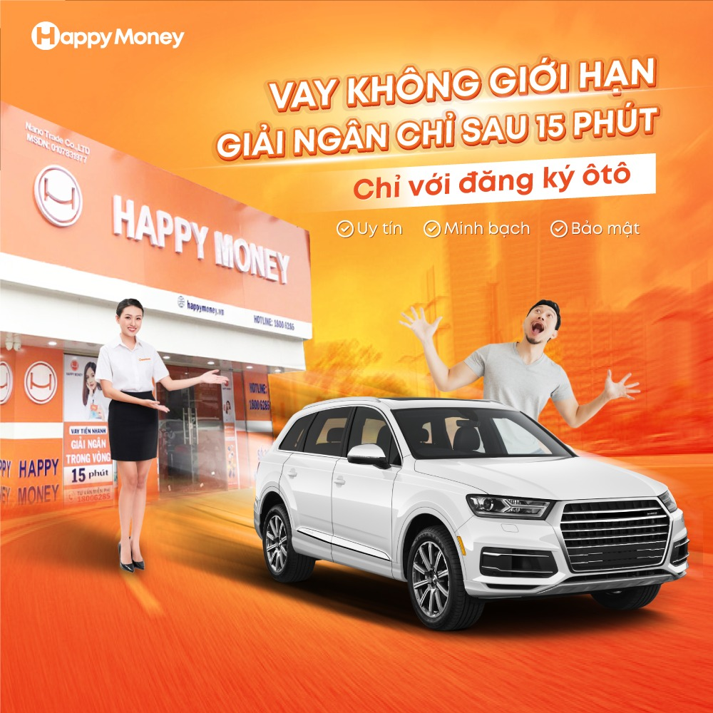 vay nhanh không giới hạn happy money