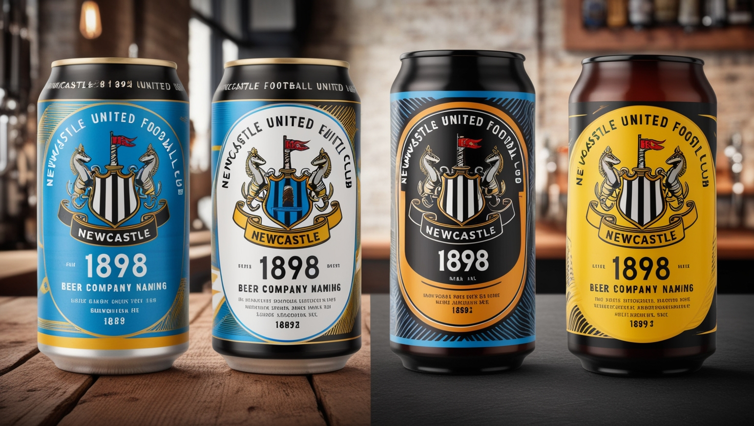 Newcastle United Football Club 1898 Beer Company Naming