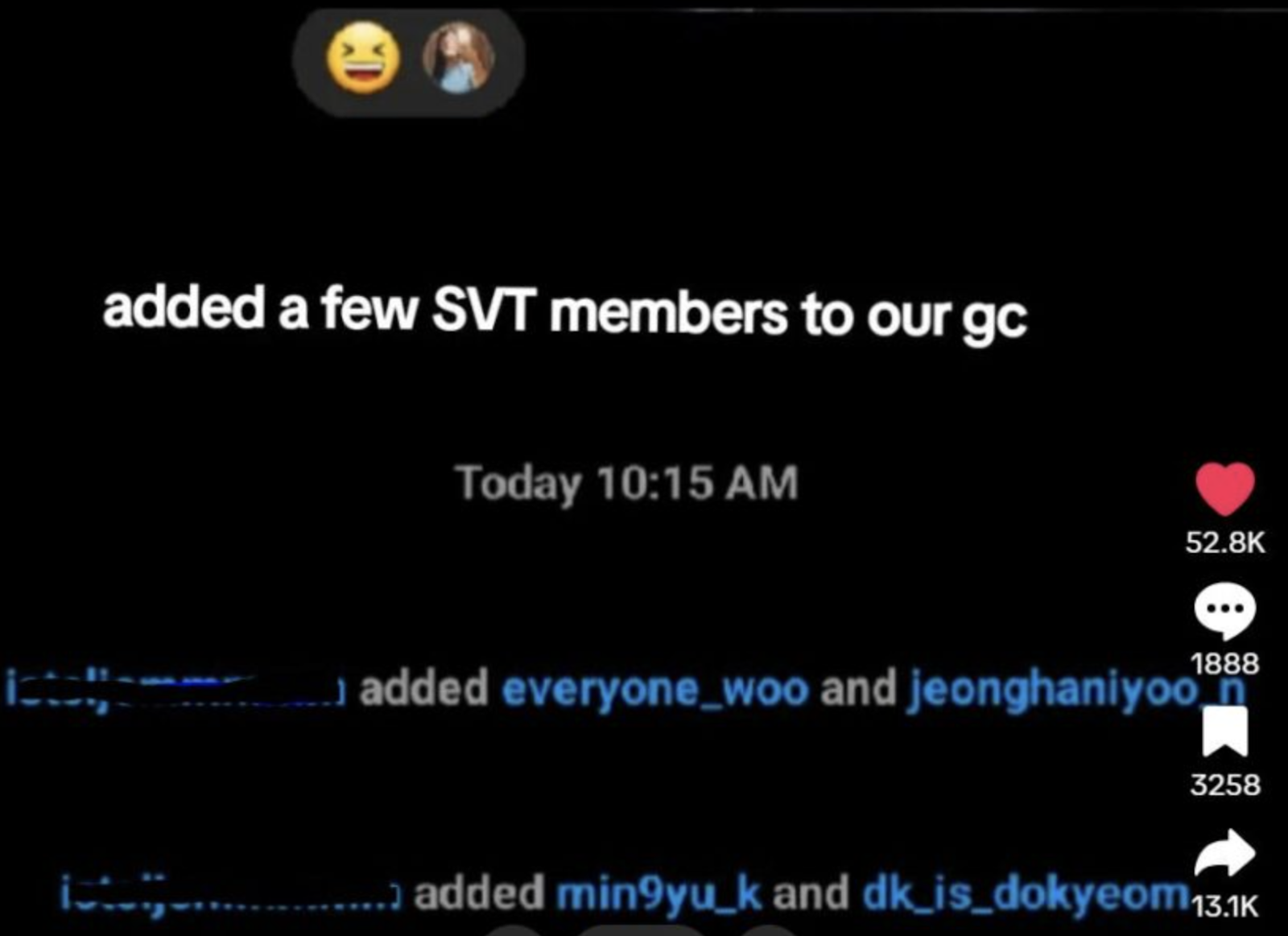 screenshot of comments made by fans to the  SEVENTEEN