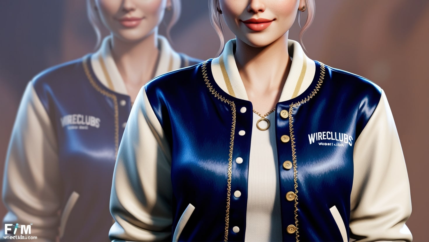 fivem female varsity jacket