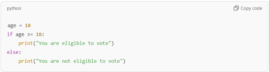 Determines voting eligibility by age