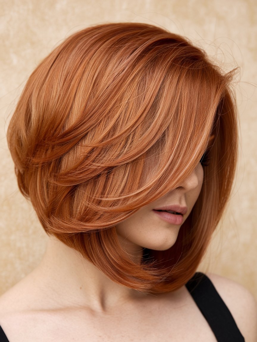 5. Copper Auburn Bob