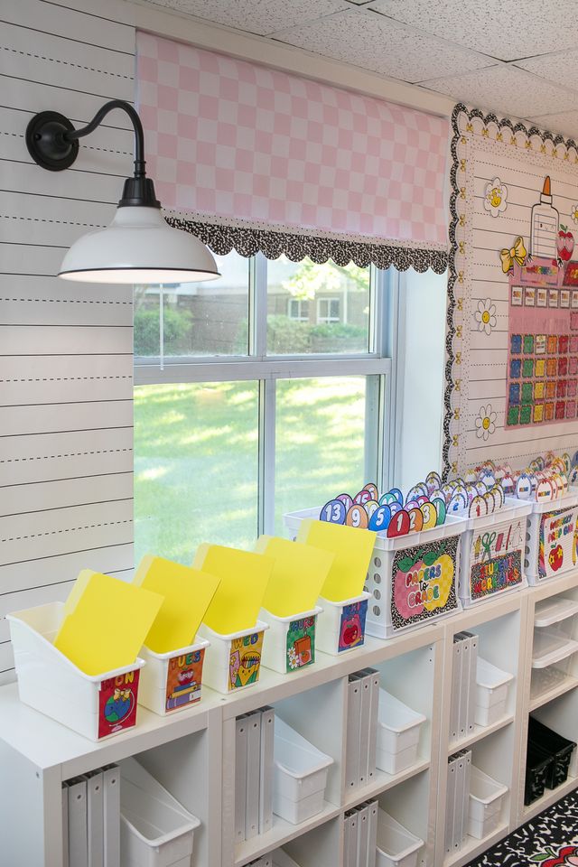 Bulletin board paper curtains
