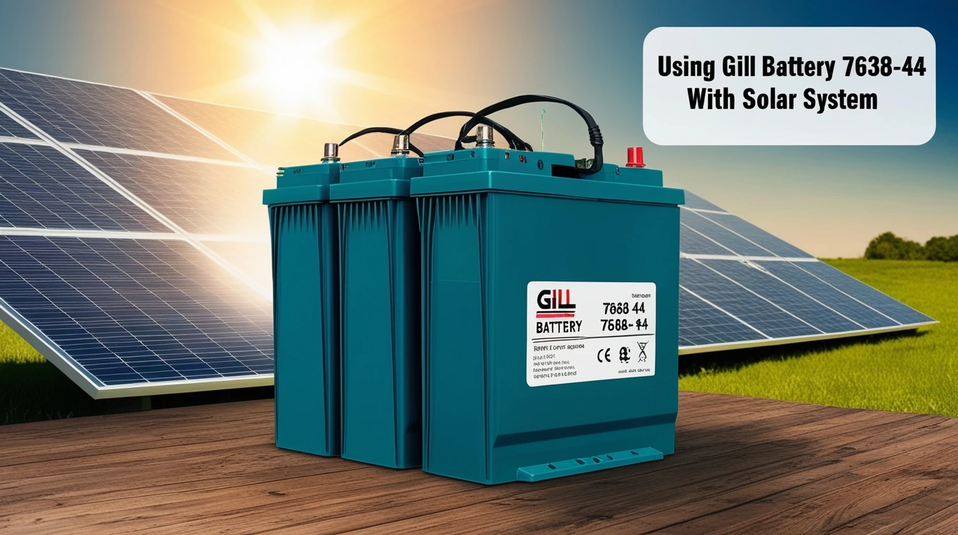 Using Gill Battery 7638-44 with Solar System