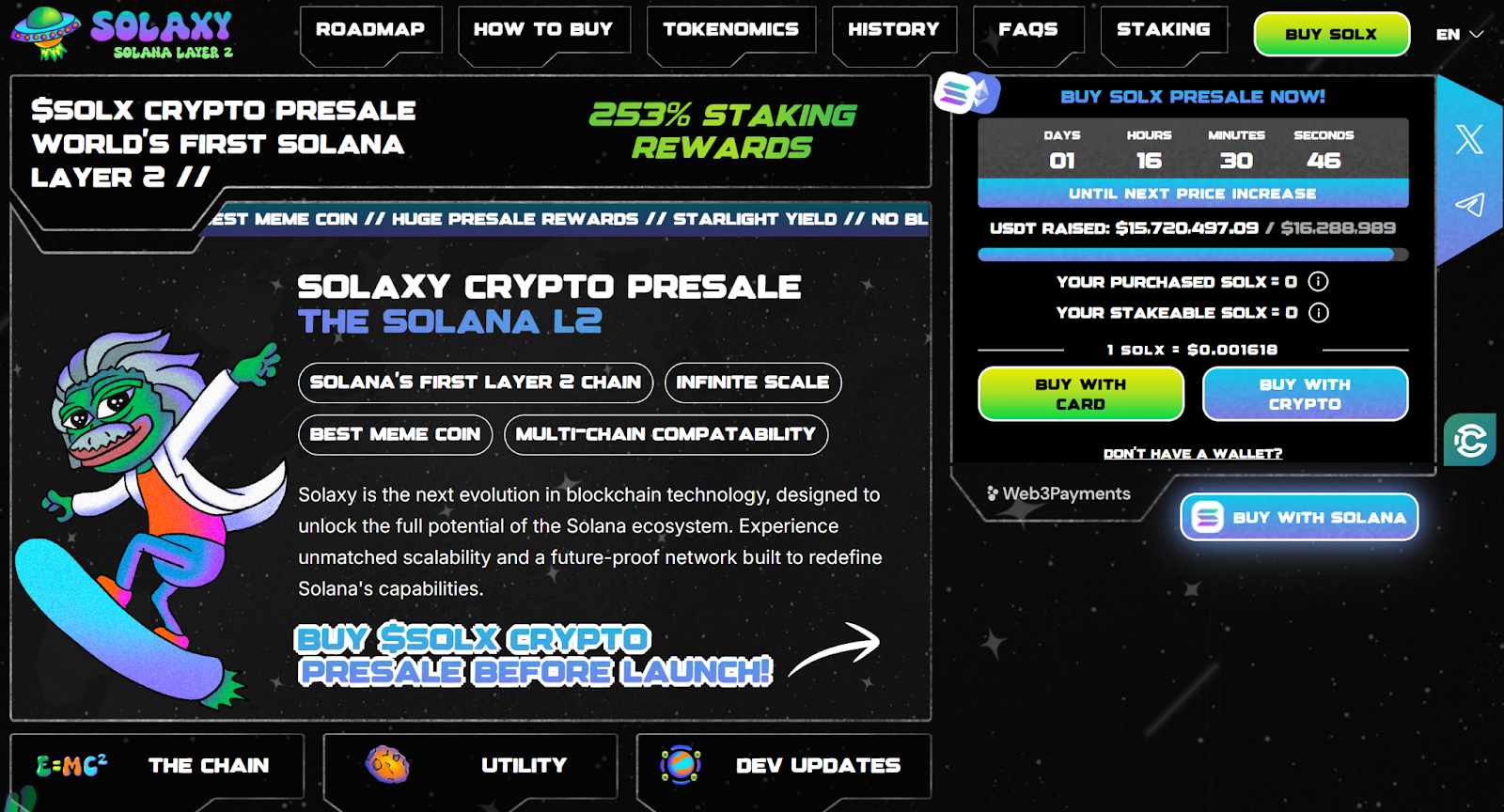 Solaxy new crypto project