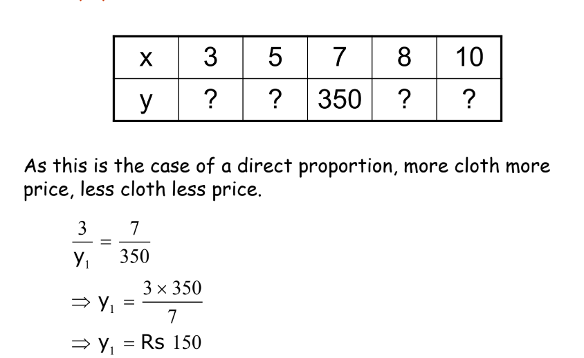 An image showcasing how to calculate real-life direct variation problems