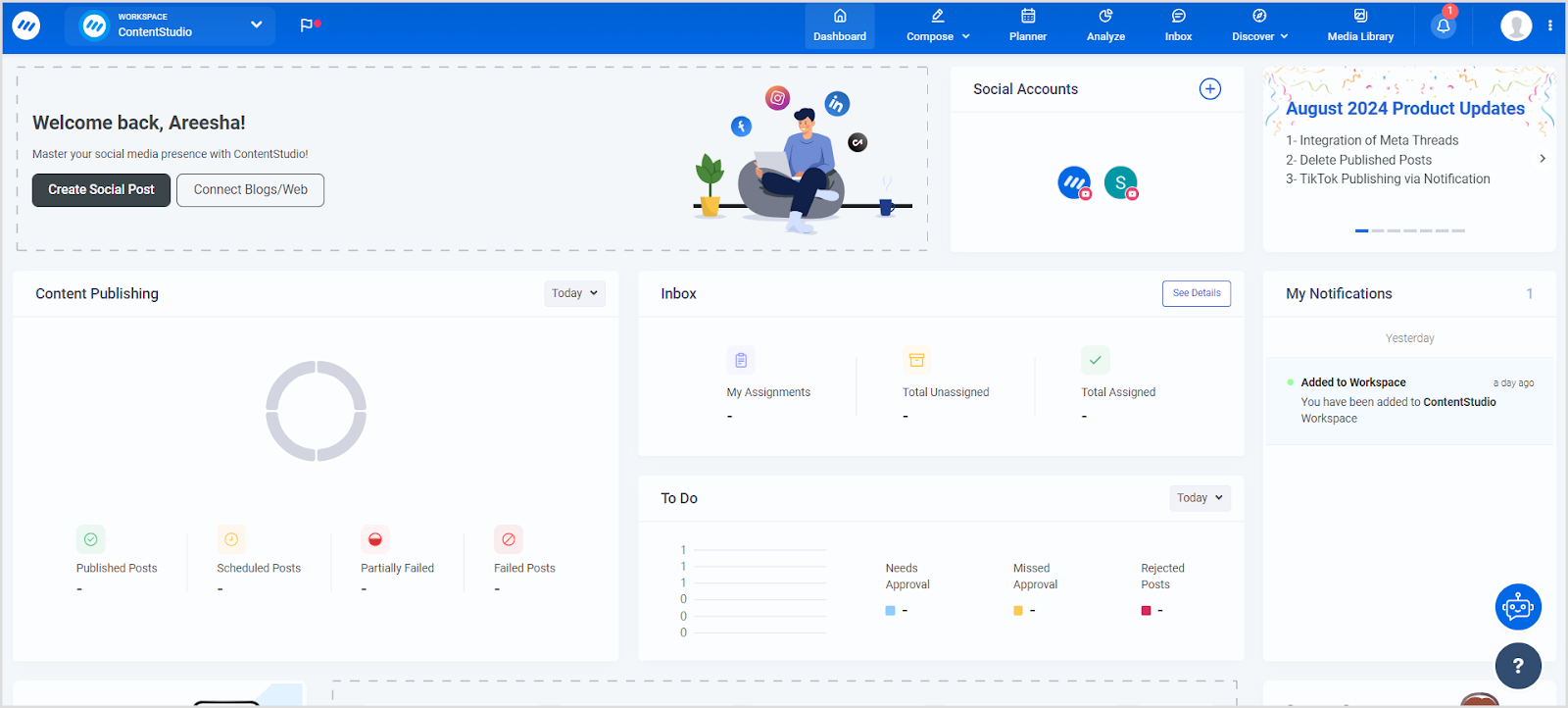 cs dashboard