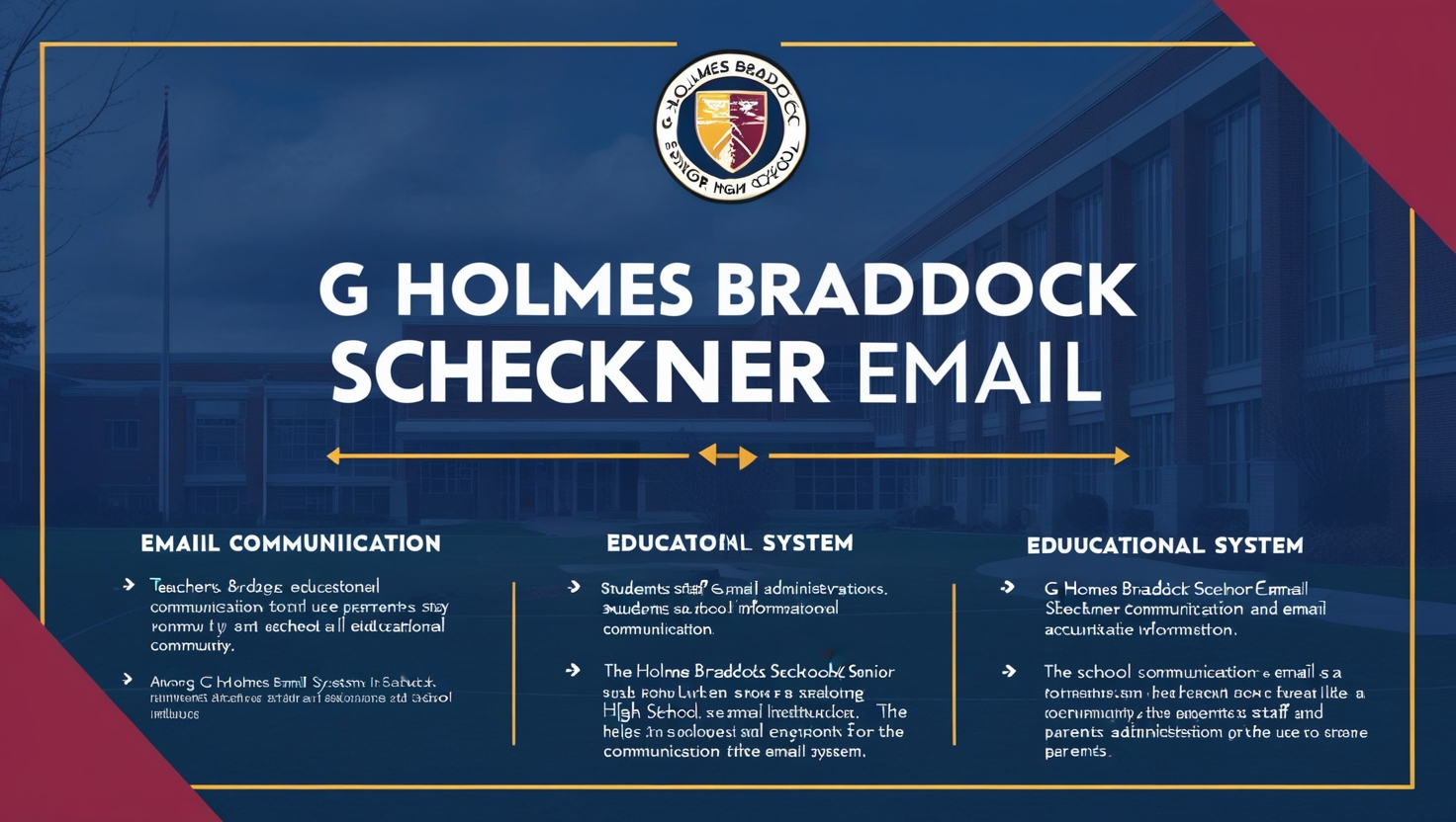 G Holmes Braddock Scheckner Email