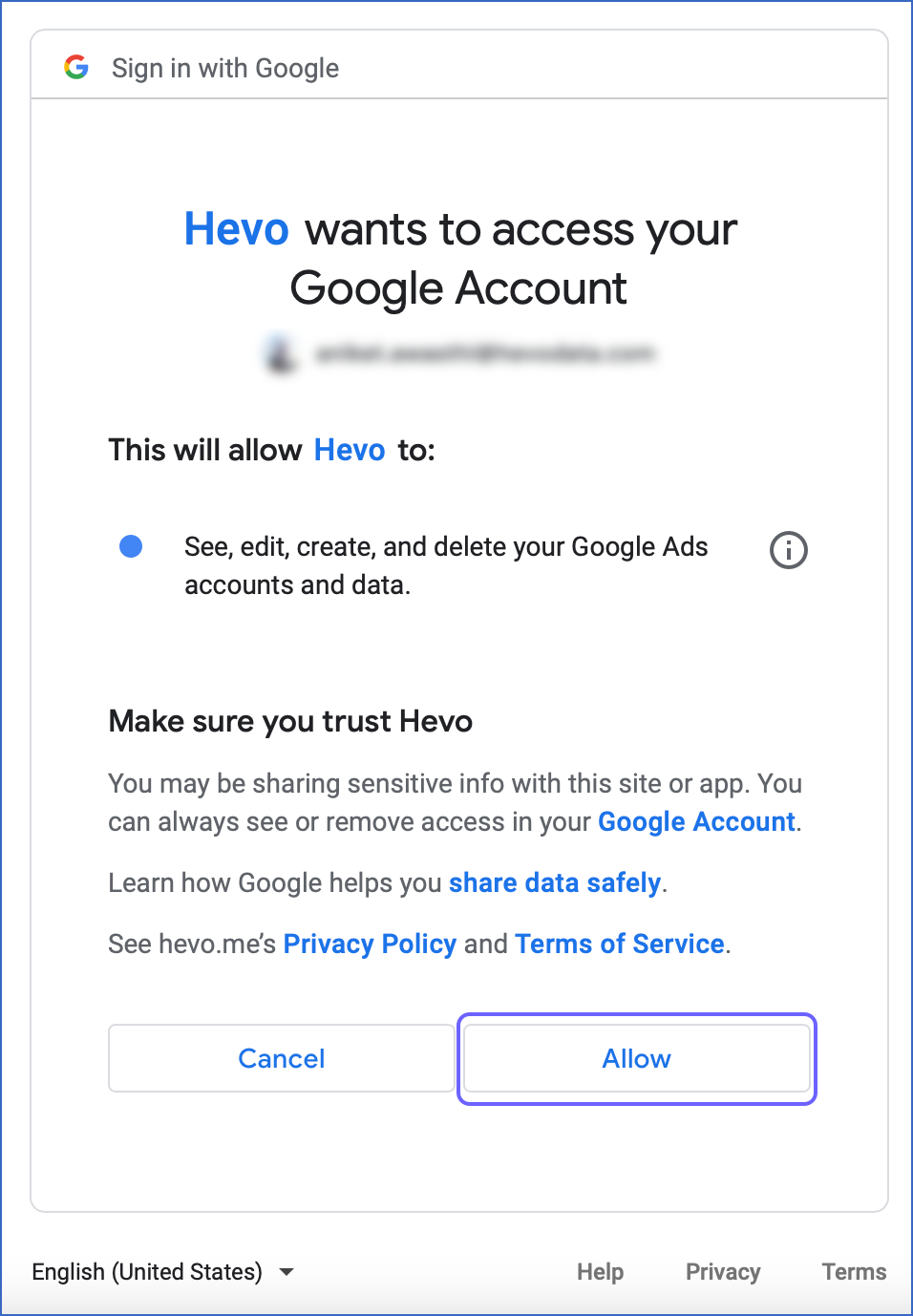 Configure: Integrate Google Ads and Facebook Ads | Hevo Data
