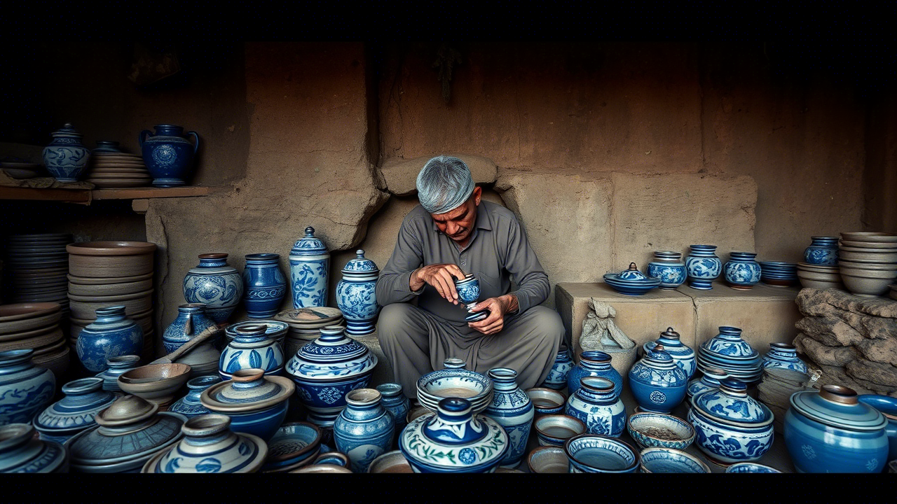 Multani Blue Pottery