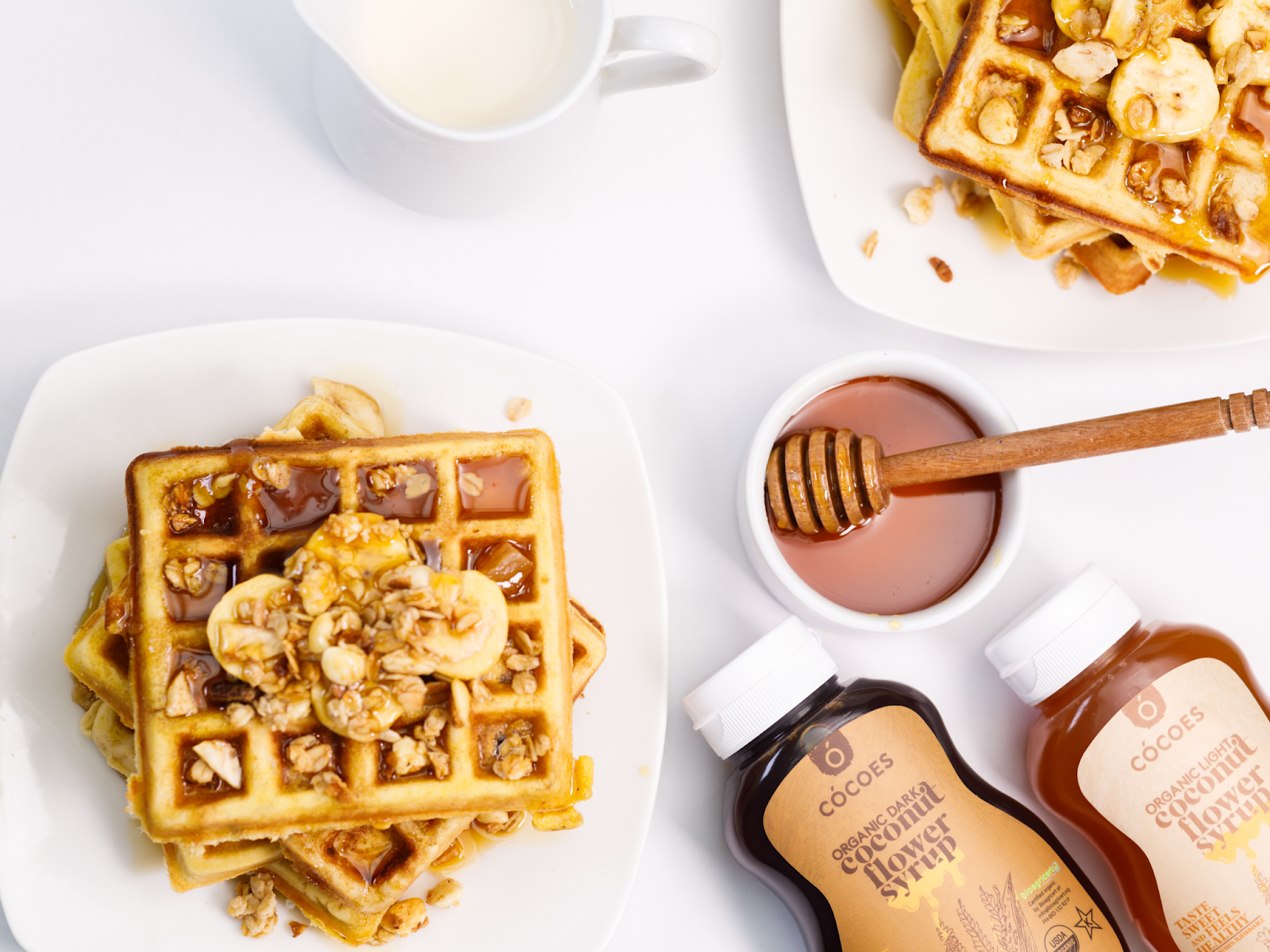 COCOES Syrup on Waffle