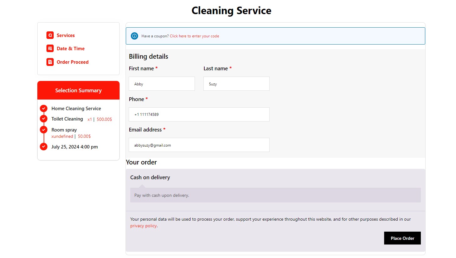 How To Create Cleaning Service Booking Using WordPress Plugin 29