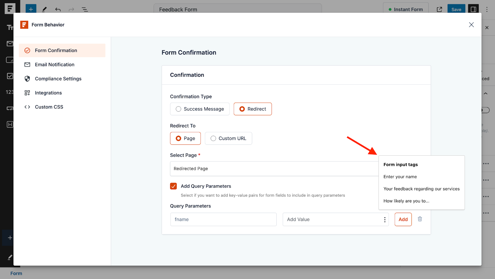 form fields dynamic data