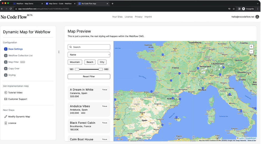 Creating a Dynamic Map with Multiple Locations in Webflow CMS-axiabits