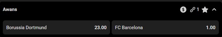 BVB - Barcelona szanse na awans