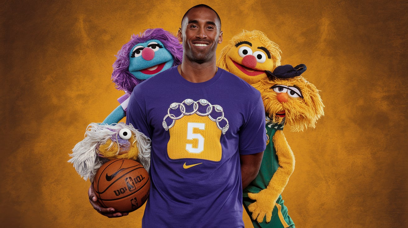 5 Rings Nike Tee Kobe Muppets