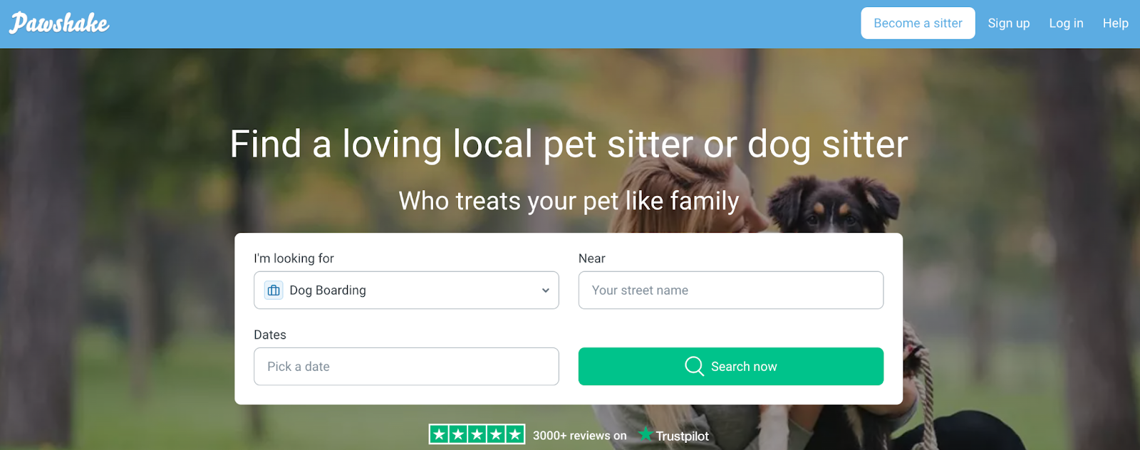 Pawshake, on the other hand, is an example of a more modern, streamlined website that clearly targets their audience (pet lovers) effectively. 