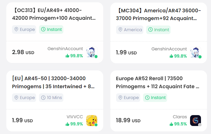 Start Strong: Why Buying a Genshin Impact Account Could Be Your Best Move