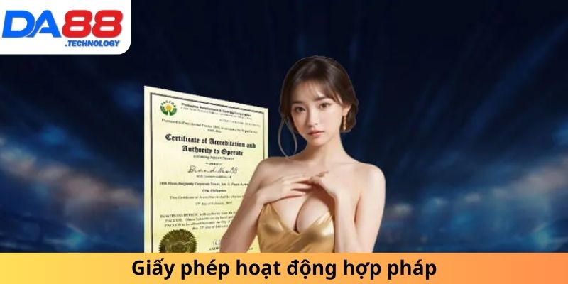 Giấy phép hoạt động hợp pháp