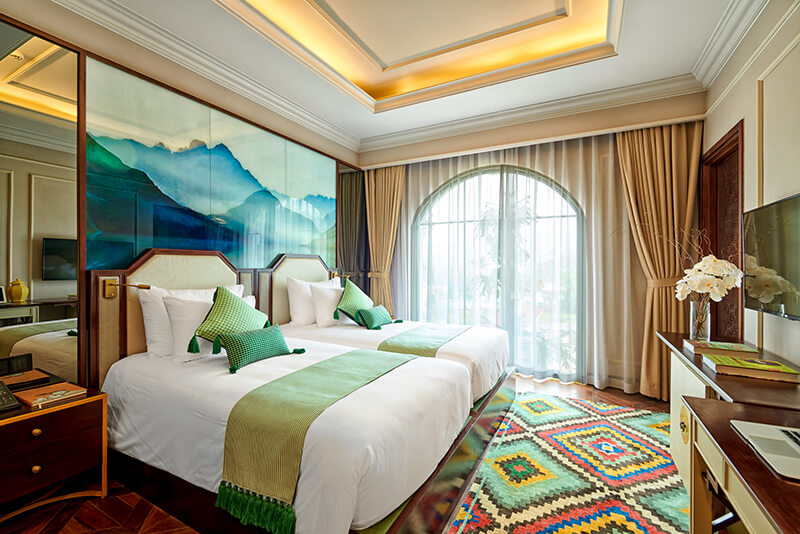 Phòng Presidential Suite với hai giường đơn
