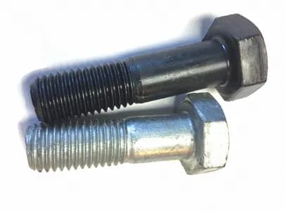 Bulong ASTM A325 phân loại theo vật liệu thép đen và thép mạ kẽm nhúng nóng.