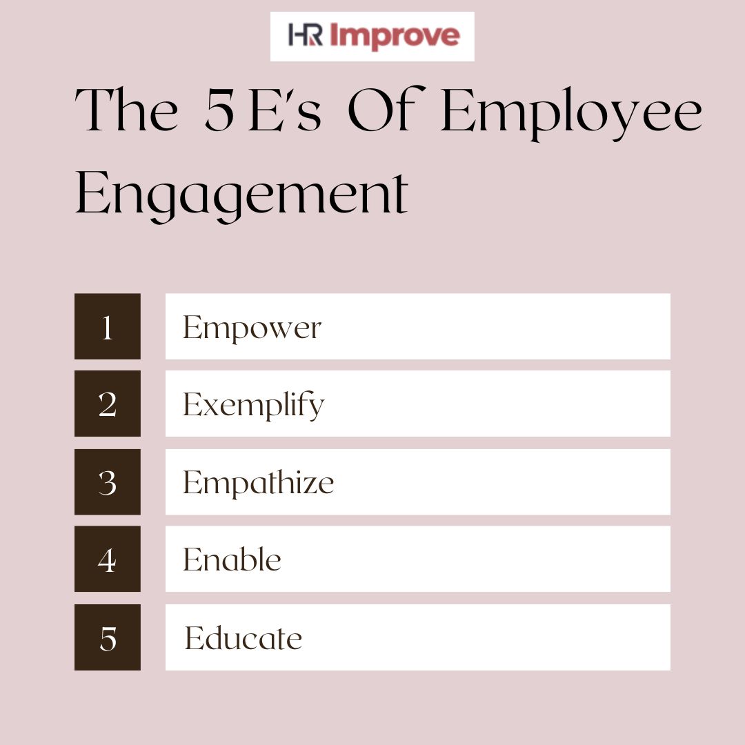 What Are The 5 E's Of Employee Engagement?