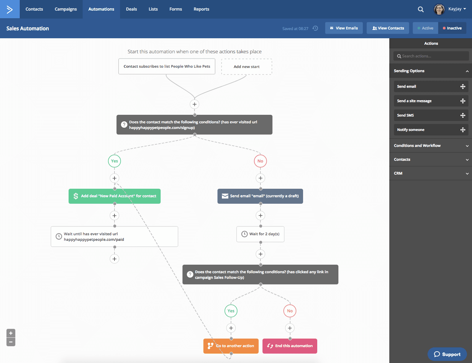 ActiveCampaign Marketing Automation