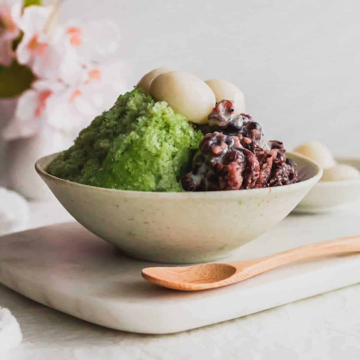 matcha bingsu