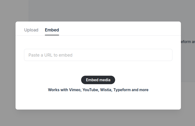 Circle content embed feature
