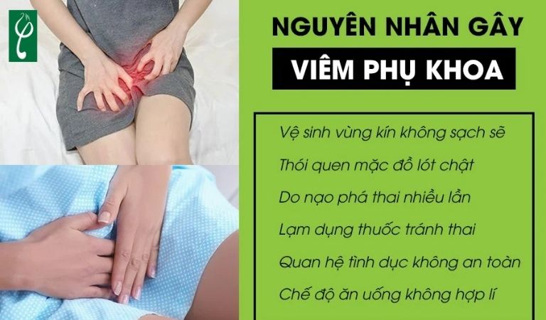 Vùng kín bị viêm nhiễm do vi khuẩn có hại phát triển gây nên