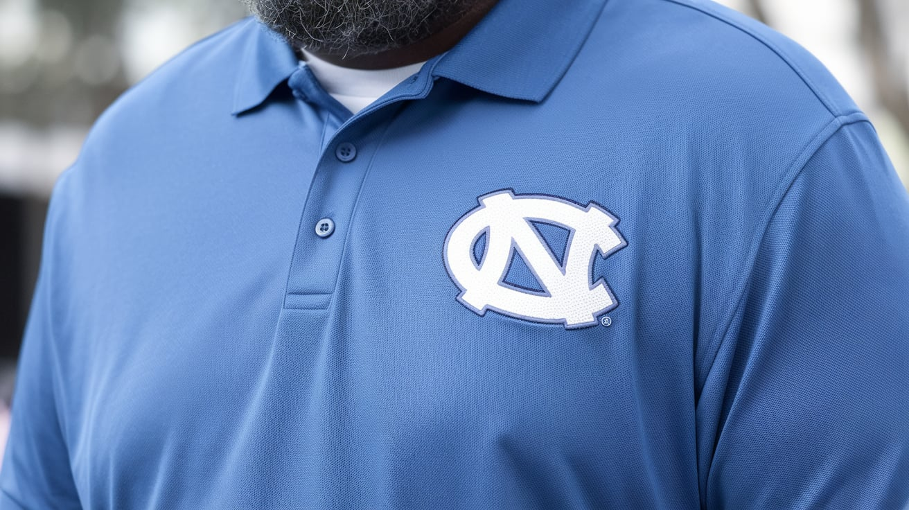 Men UNC Blue Polo Shirt Temu 3X