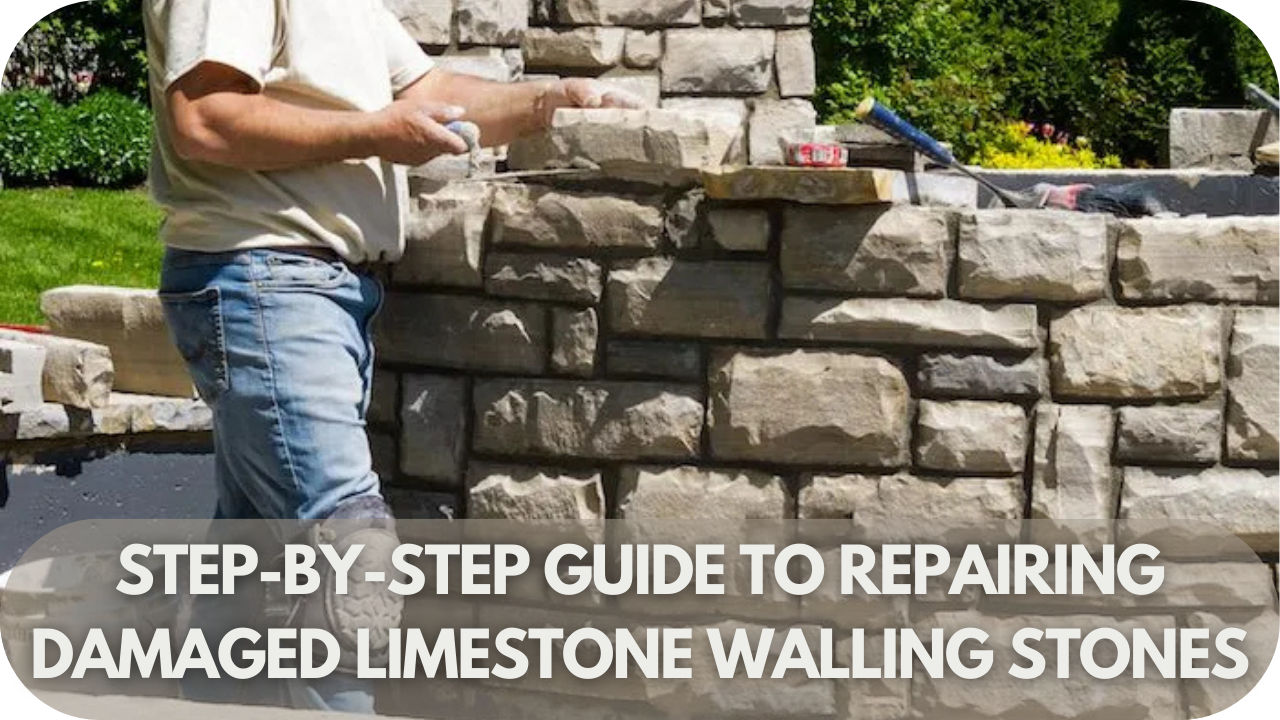 Easy step-by-step guide to restore damaged limestone walls.