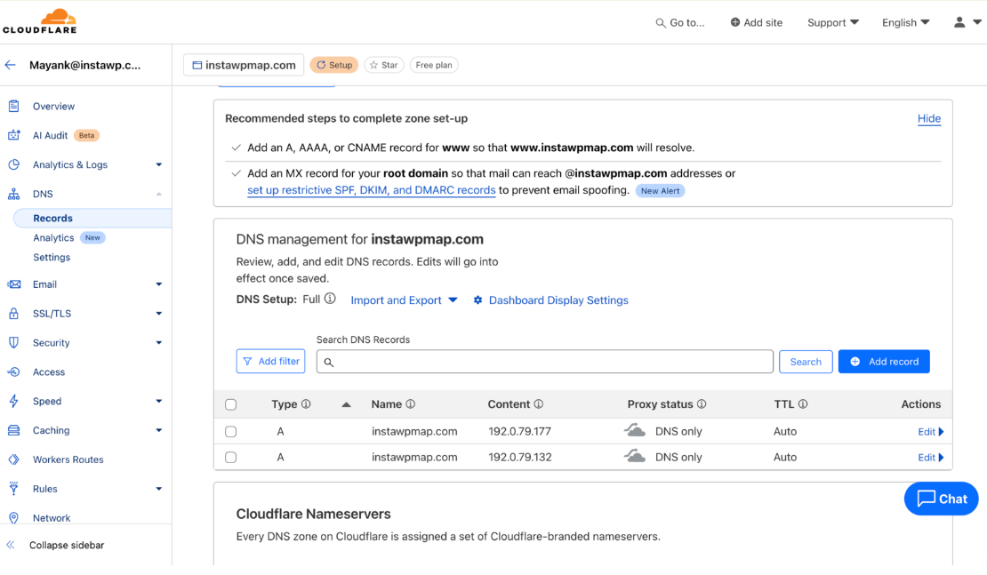 Repeat the process for the second IP address and save the details. 