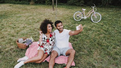 Capturing Memories: The Fun of a Picnic Selfie with Your Partner