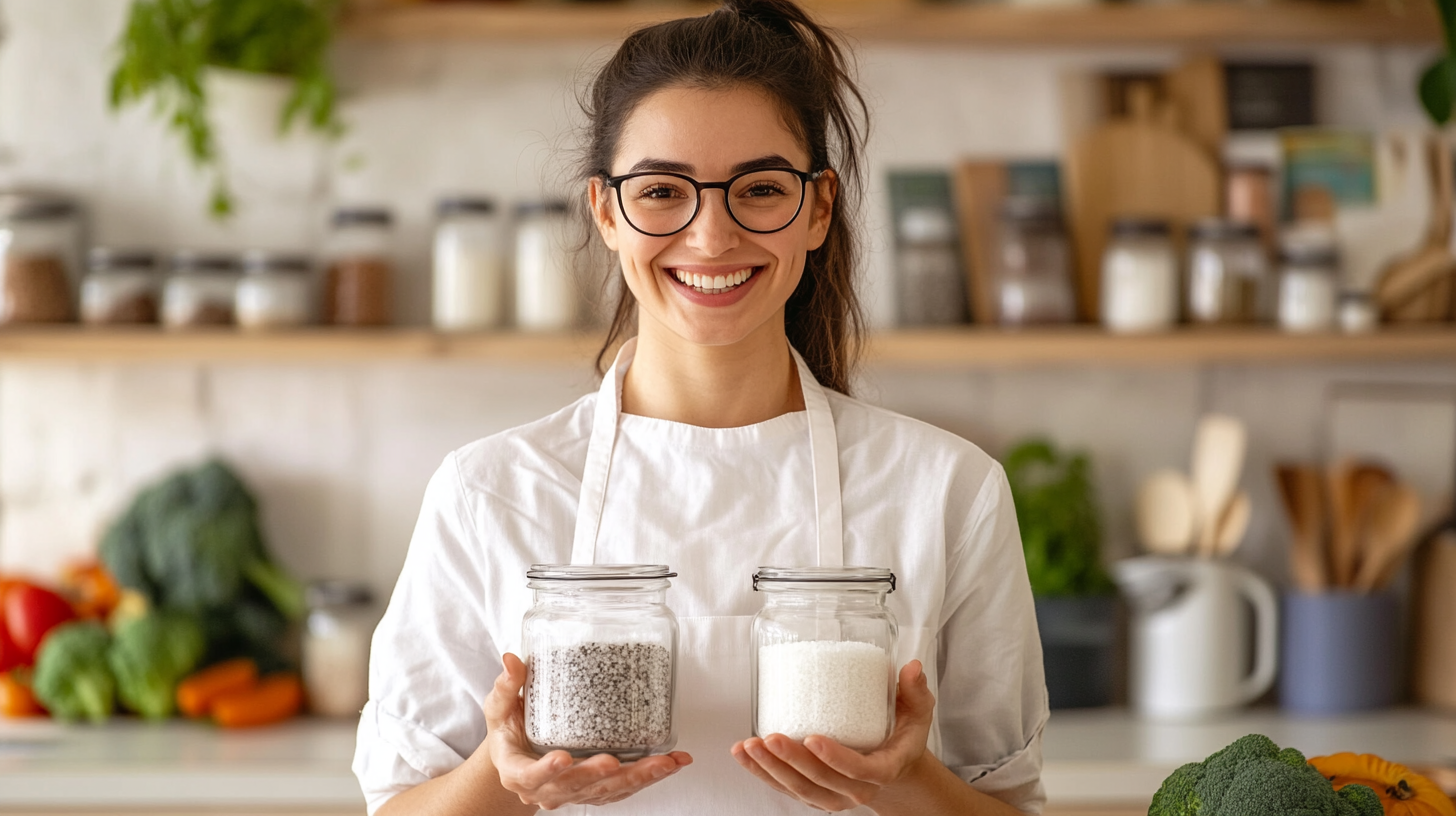 Rock salt and regular salt