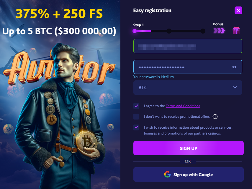 7bit casino aviator registration