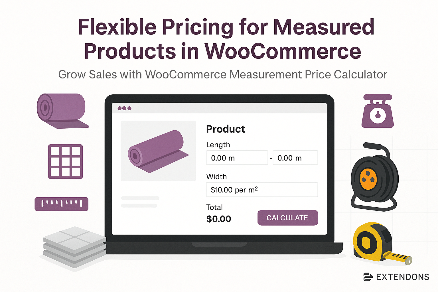 WooCommerce measurement price calculator