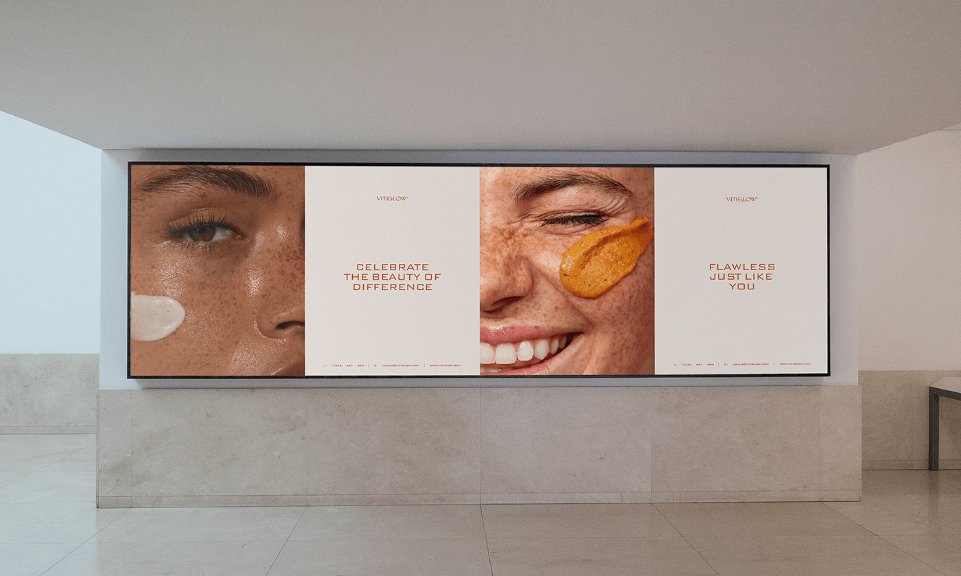 Image from the VITIGLOW: A Skincare Visual Identity That Celebrates Difference article on Abduzeedo