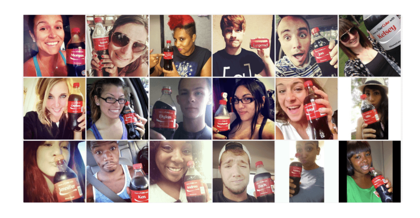 Coca-Cola's Share a Coke campaign