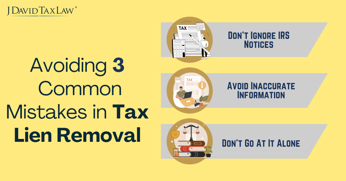 Avoid Mistakes in Tax Lien Removal