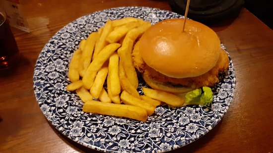 Chicken & Stuffing Burger