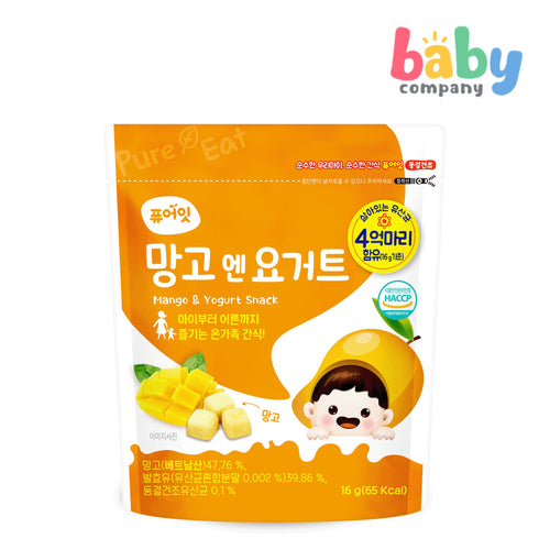 Pure-Eat Mango and Yogurt Snack for Babies