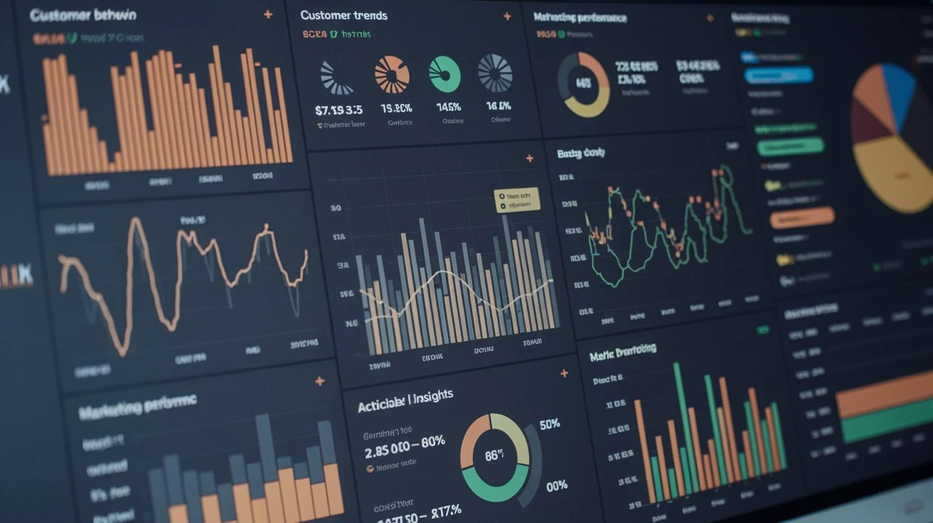 Analytics dashboard providing data-driven insights for e-commerce.