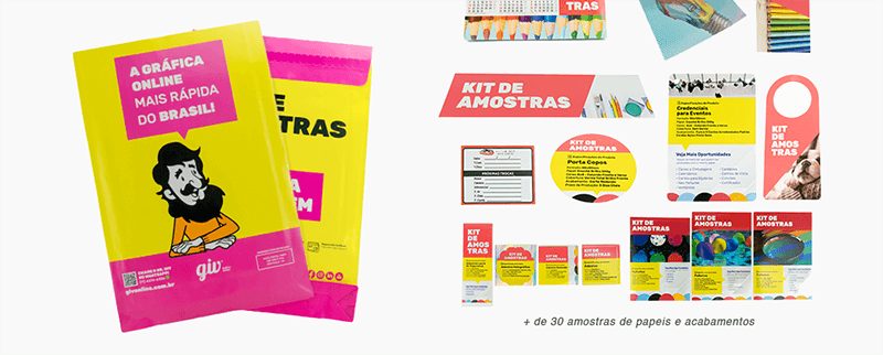 Kit de amostras revendedor